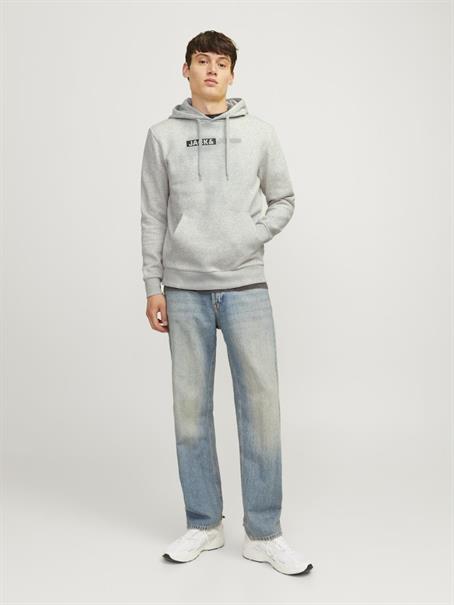 JJECORP LOGO SWEAT HOOD PLAY NOOS white melange