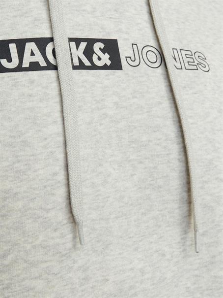 JJECORP LOGO SWEAT HOOD PLAY NOOS white melange