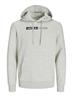 JJECORP LOGO SWEAT HOOD PLAY NOOS white melange