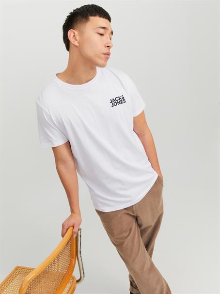 JJECORP LOGO TEE SS O-NECK NOOS weiß3
