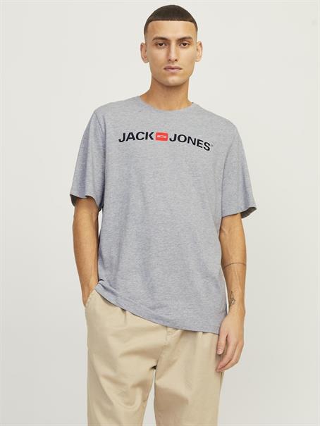 JJECORP OLD LOGO TEE SS O-NECK NOOS light grey melange