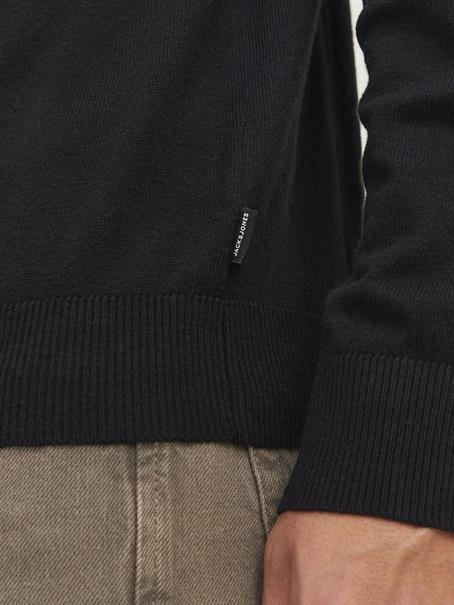 JJEEMIL KNIT ROLL NECK NOOS black
