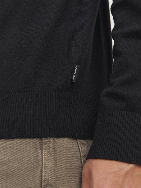 JJEEMIL KNIT ROLL NECK NOOS black