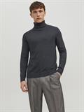 JJEEMIL KNIT ROLL NECK NOOS dark grey melange
