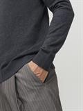 JJEEMIL KNIT ROLL NECK NOOS dark grey melange