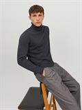 JJEEMIL KNIT ROLL NECK NOOS dark grey melange