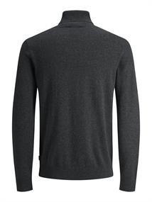 JJEEMIL KNIT ROLL NECK NOOS dark grey melange