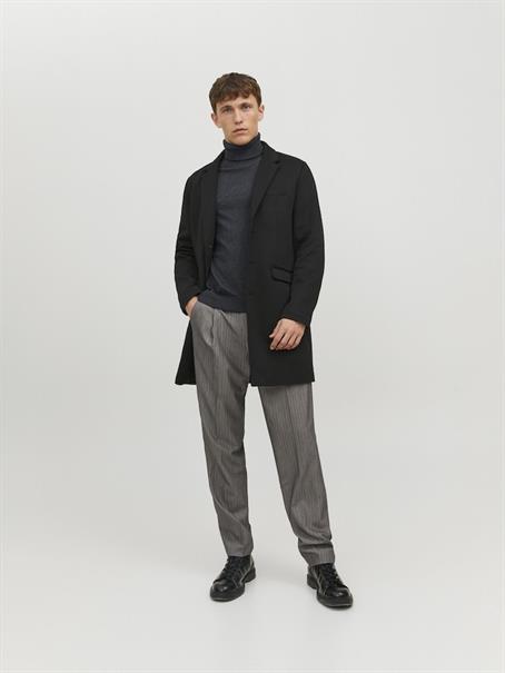 JJEEMIL KNIT ROLL NECK NOOS dark grey melange