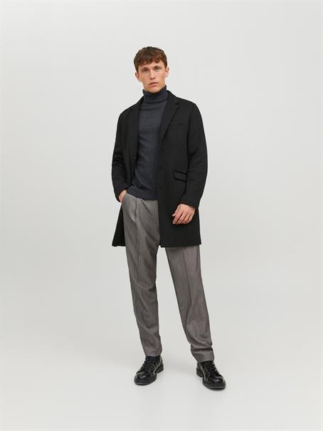 JJEEMIL KNIT ROLL NECK NOOS dark grey melange