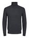 JJEEMIL KNIT ROLL NECK NOOS dark grey melange
