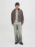 JJEENZO STRIPE RESORT SHIRT SS SN moonbeam