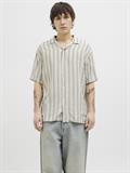 JJEENZO STRIPE RESORT SHIRT SS SN moonbeam
