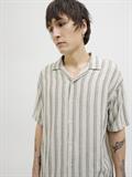JJEENZO STRIPE RESORT SHIRT SS SN moonbeam