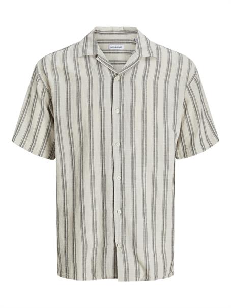 JJEENZO STRIPE RESORT SHIRT SS SN moonbeam