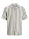 JJEENZO STRIPE RESORT SHIRT SS SN moonbeam
