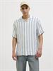 JJEENZO STRIPE RESORT SHIRT SS SN white