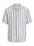 JJEENZO STRIPE RESORT SHIRT SS SN white