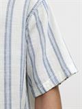 JJEENZO STRIPE RESORT SHIRT SS SN white
