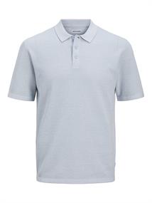 JJEGEORGE KNIT POLO SS SN chambray blue