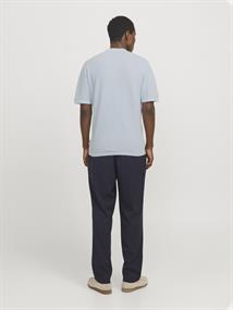 JJEGEORGE KNIT POLO SS SN chambray blue