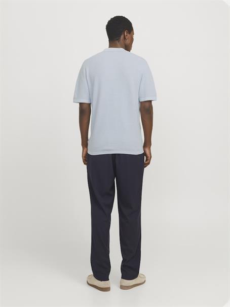 JJEGEORGE KNIT POLO SS SN chambray blue