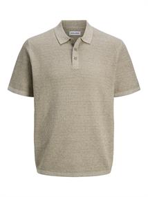 JJEGEORGE KNIT POLO SS SN coriander
