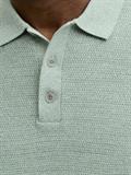 JJEGEORGE KNIT POLO SS SN granite green