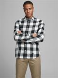 JJEGINGHAM TWILL SHIRT L/S NOOS whisper white