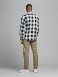 JJEGINGHAM TWILL SHIRT L/S NOOS whisper white