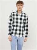 JJEGINGHAM TWILL SHIRT L/S NOOS whisper white