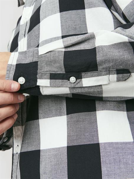 JJEGINGHAM TWILL SHIRT L/S NOOS whisper white