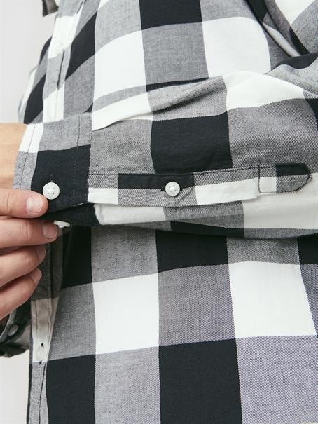 JJEGINGHAM TWILL SHIRT L/S NOOS whisper white
