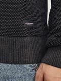 JJEGLOBE KNIT CREW NECK NOOS dark grey melange
