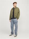 JJEGLOBE KNIT CREW NECK NOOS dark grey melange
