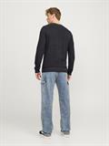 JJEGLOBE KNIT CREW NECK NOOS dark grey melange