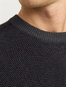 JJEGLOBE KNIT CREW NECK NOOS dark grey melange