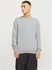 JJEGLOBE KNIT CREW NECK NOOS light grey melange