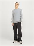 JJEGLOBE KNIT CREW NECK NOOS light grey melange