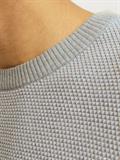 JJEGLOBE KNIT CREW NECK NOOS light grey melange