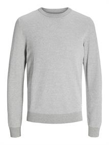JJEGLOBE KNIT CREW NECK NOOS light grey melange