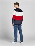 JJEGUSTAV KNIT CREW NECK NOOS true red