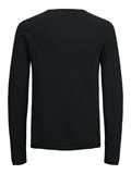 JJEHILL KNIT CREW NECK NOOS black