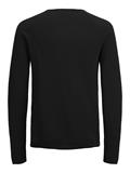 JJEHILL KNIT CREW NECK NOOS black