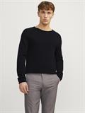 JJEHILL KNIT CREW NECK NOOS black