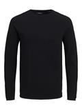 JJEHILL KNIT CREW NECK NOOS black