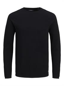 JJEHILL KNIT CREW NECK NOOS black