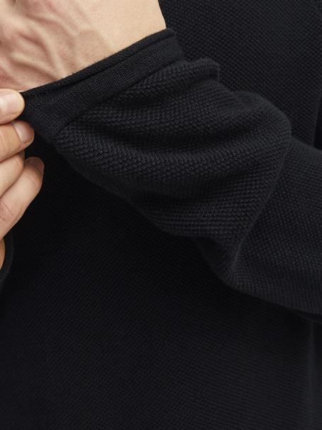 JJEHILL KNIT CREW NECK NOOS black