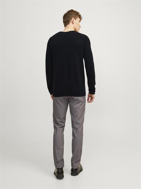 JJEHILL KNIT CREW NECK NOOS black