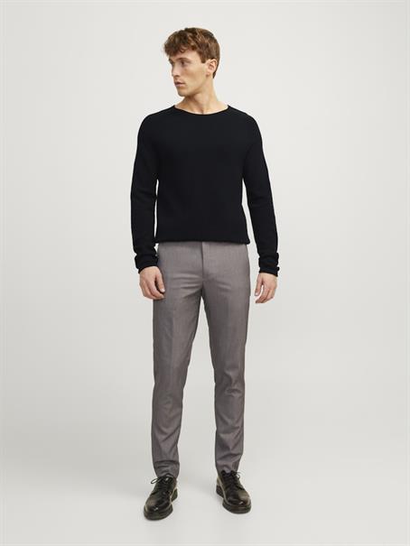 JJEHILL KNIT CREW NECK NOOS black