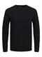 JJEHILL KNIT CREW NECK NOOS black